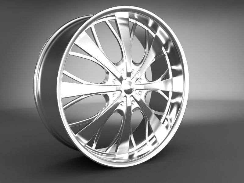 10 Wheel Rims 021-030 3D model_10