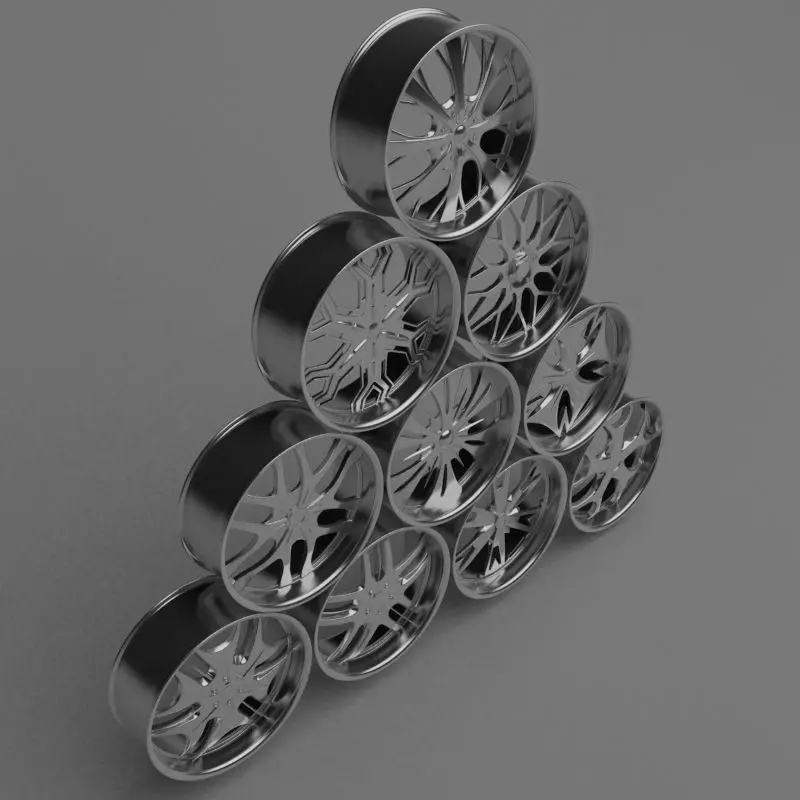 10 Wheel Rims 021-030 3D model_0