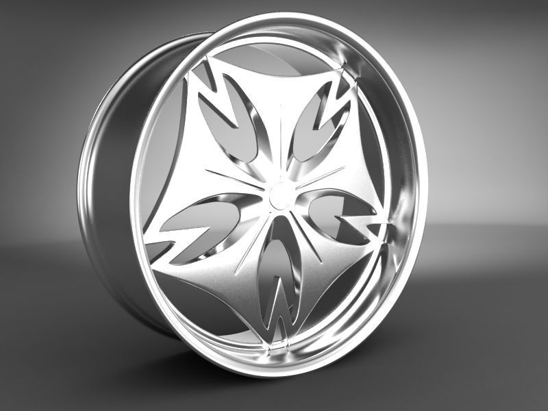 10 Wheel Rims 021-030 3D model_8