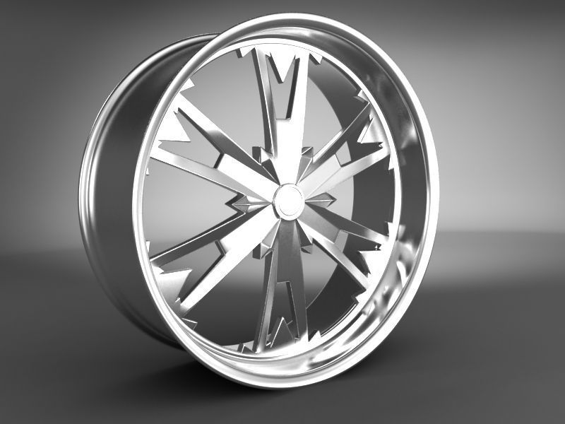 10 Wheel Rims 021-030 3D model_4