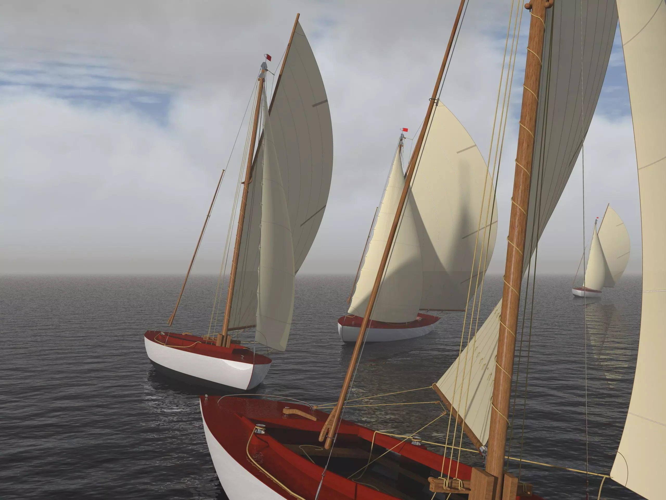 sailboat BM 3D model_0