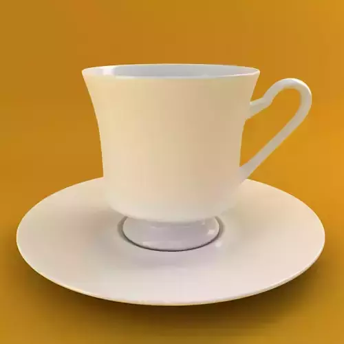 Coffee  Tea Cup 001 - Studio Setup