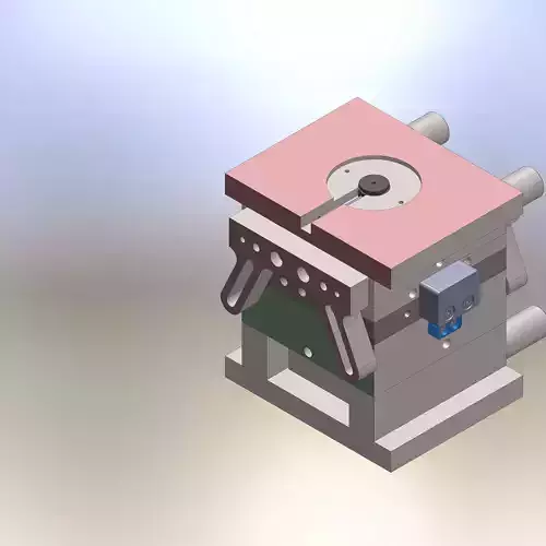 A plastic injection mold design for an ice cream cup