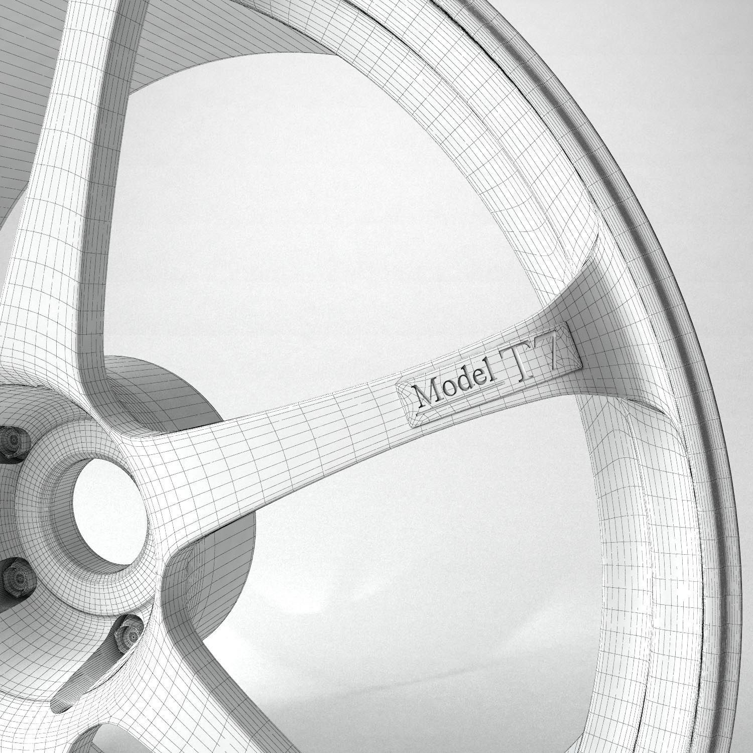 Advan T7 automotive -RIM ONLY- 3D model_2