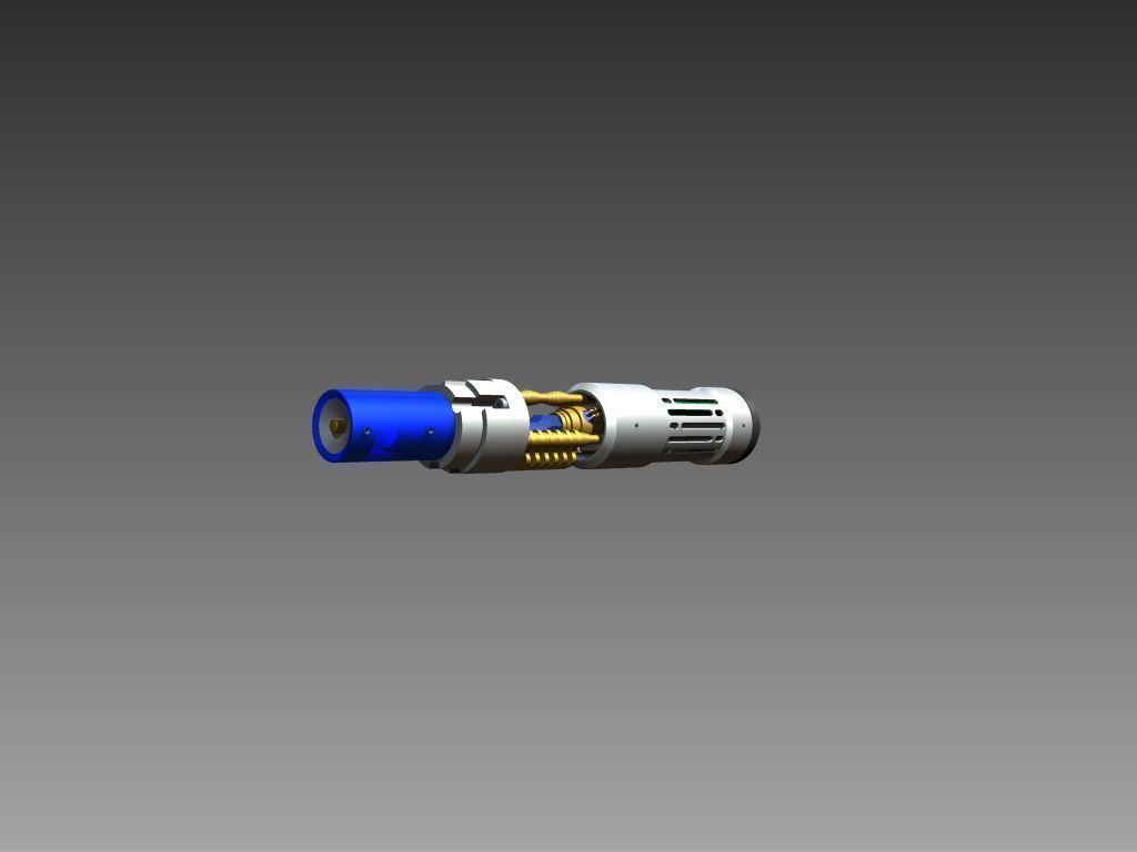 Lightsaber With Crystal Chamber 3D model_14