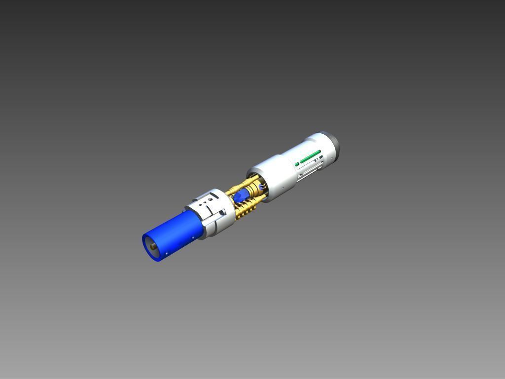 Lightsaber With Crystal Chamber 3D model_12