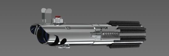 Lightsaber With Crystal Chamber 3D model_2