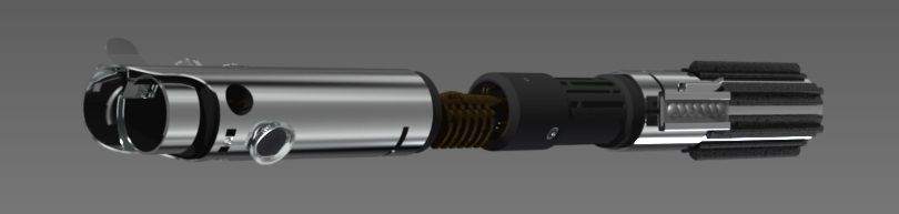 Lightsaber With Crystal Chamber 3D model_5