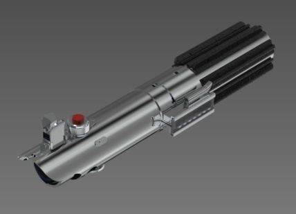 Lightsaber With Crystal Chamber 3D model_1