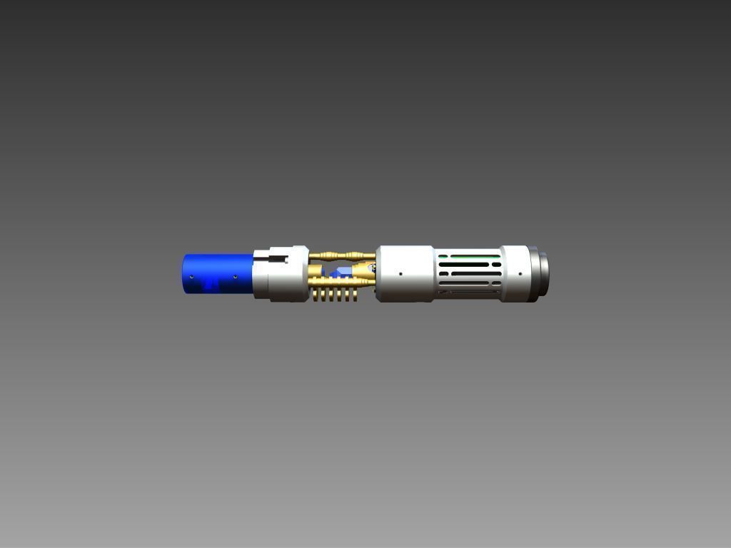 Lightsaber With Crystal Chamber 3D model_13