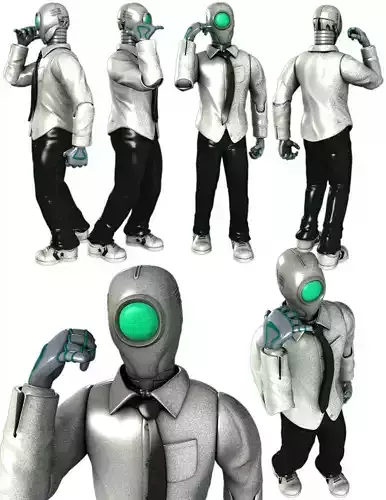 D4VE Robot 3D model