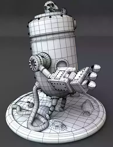 The Diver robot 3D model