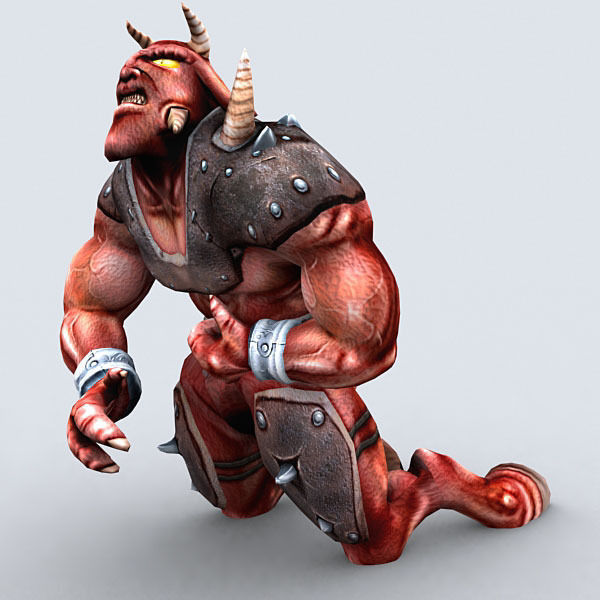 Felguard monster Low-poly 3D model_9