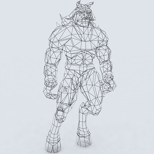 Felguard monster Low-poly 3D model_8