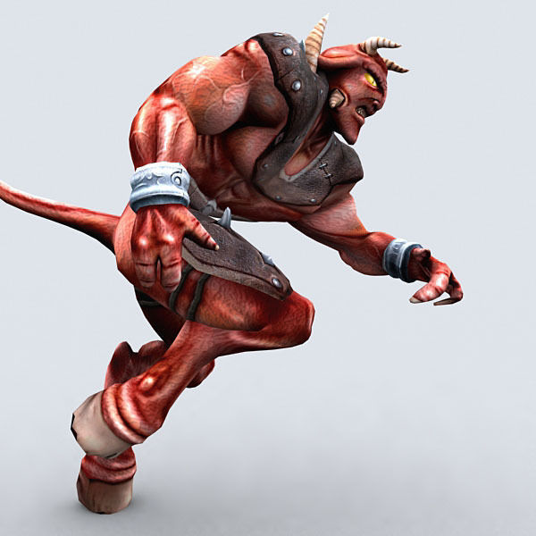 Felguard monster Low-poly 3D model_1