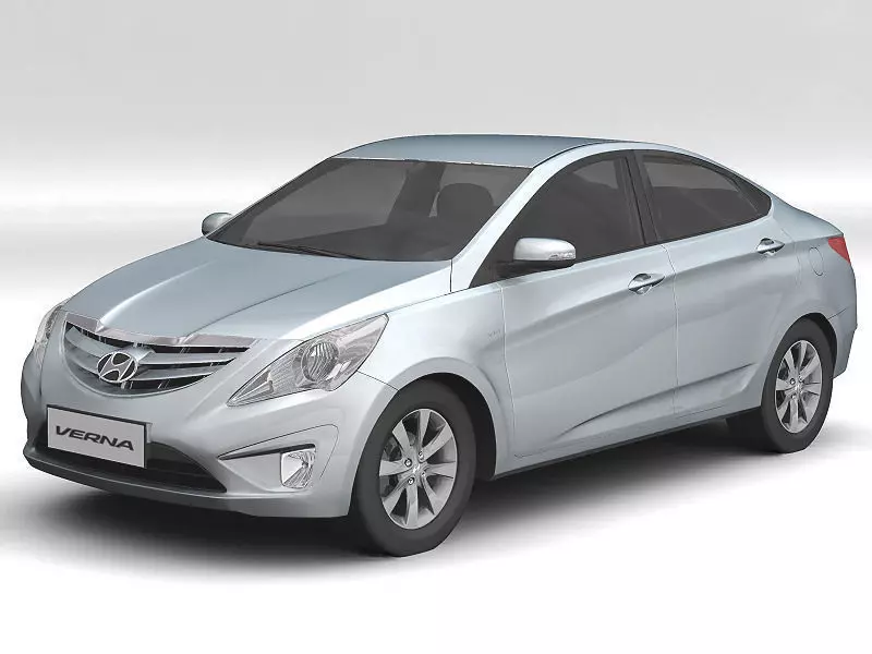 Hyundai Verna 2011 3D model