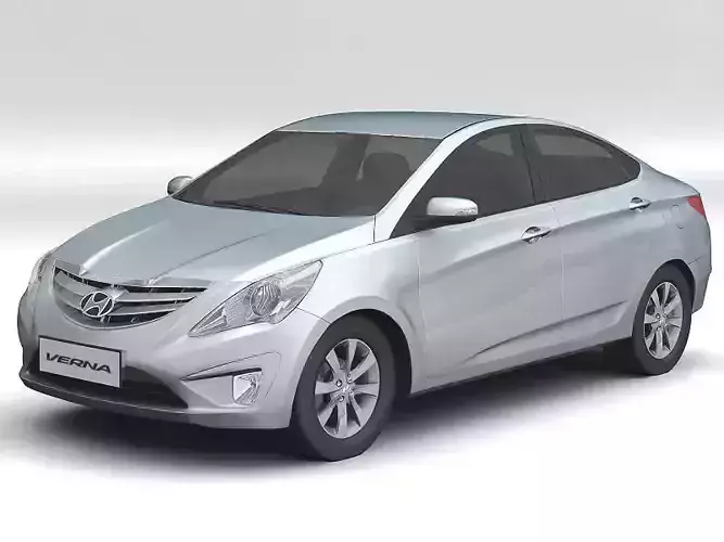 Hyundai Verna 2011  3D model
