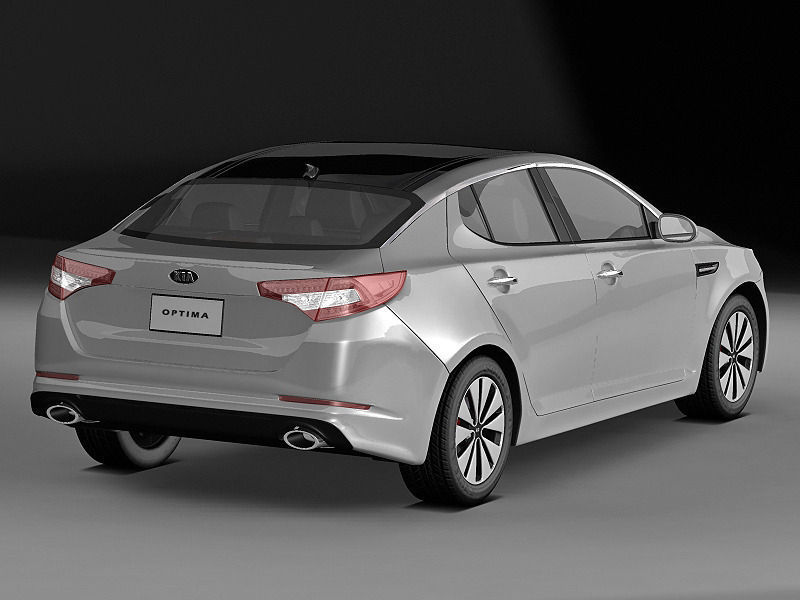 Kia Optima 2011  3D model_3