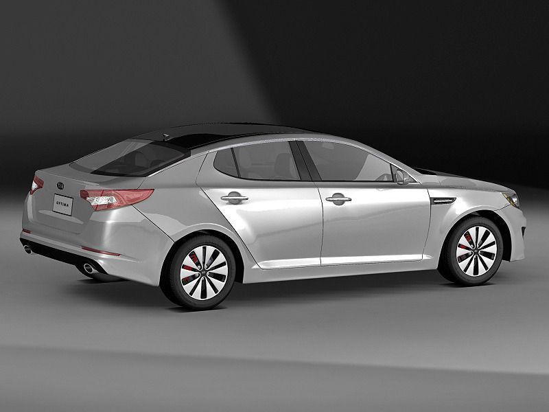 Kia Optima 2011  3D model_4