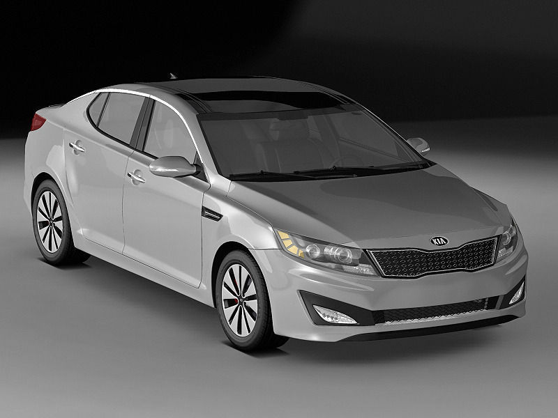 Kia Optima 2011  3D model_5