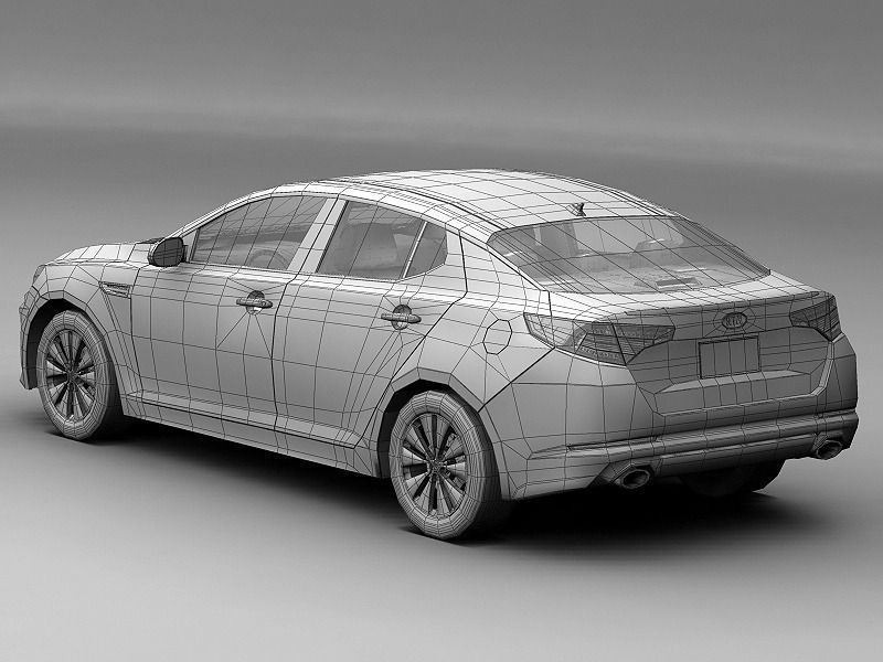 Kia Optima 2011  3D model_9
