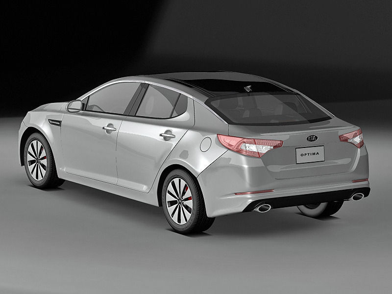 Kia Optima 2011  3D model_2