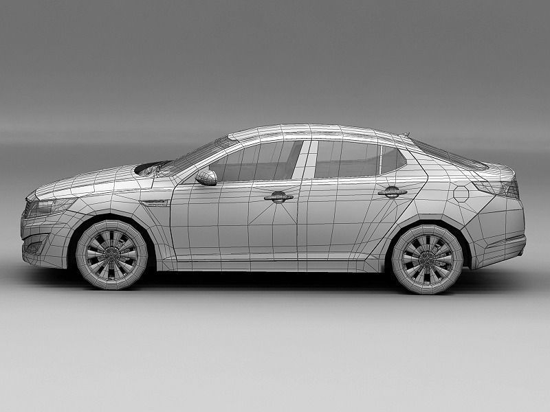 Kia Optima 2011  3D model_8