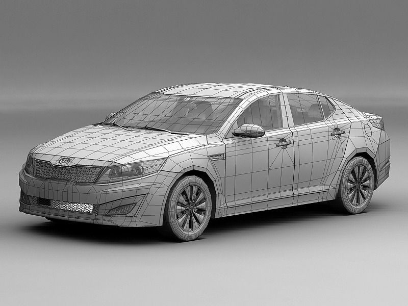 Kia Optima 2011  3D model_7