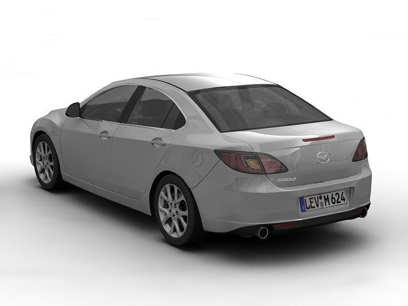 Mazda 6 2008 3D model_4