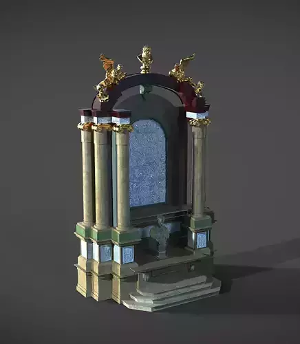 Historical Interior Design 3D model