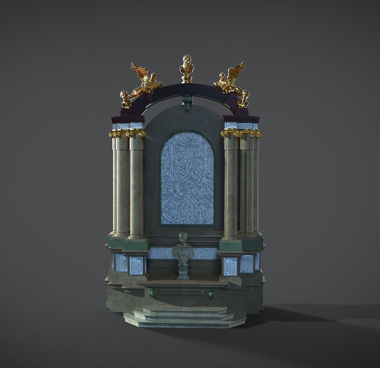 Historical Interior Design 3D model_1