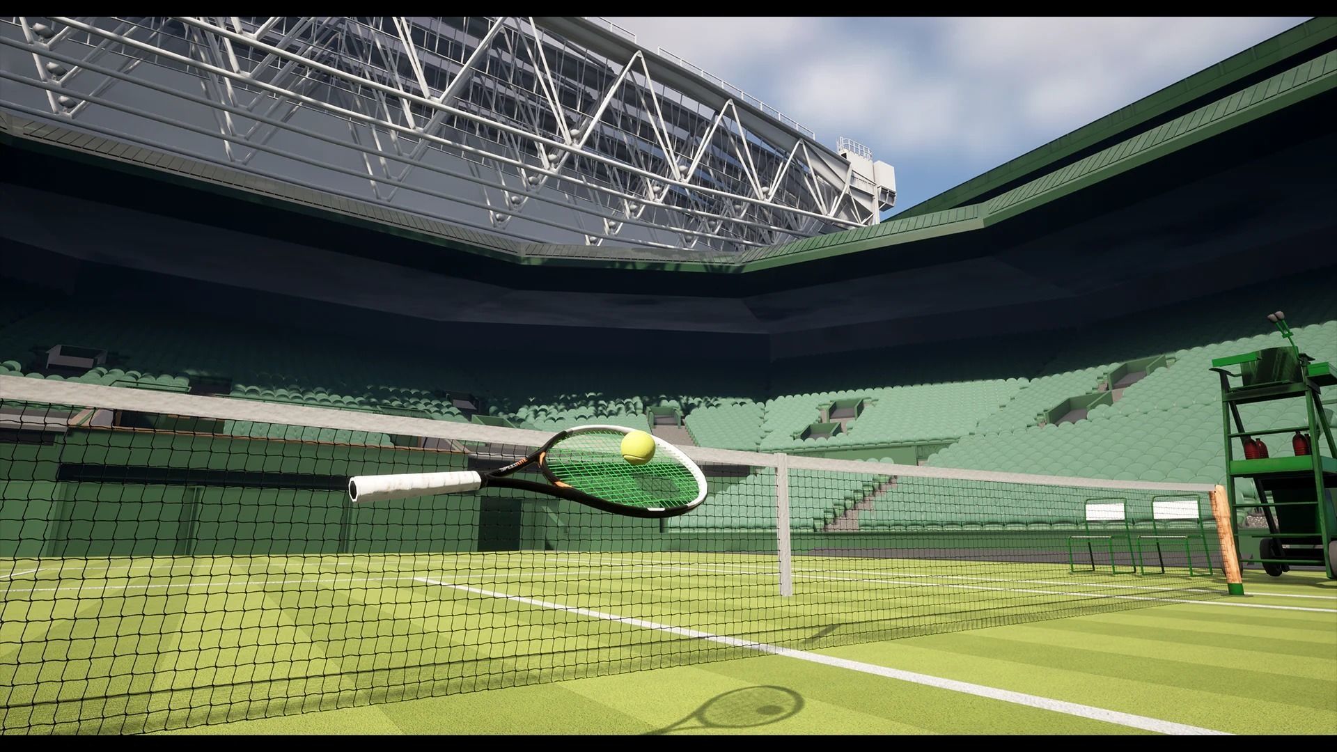 Wimbledon Centre court Low-poly 3D model_12