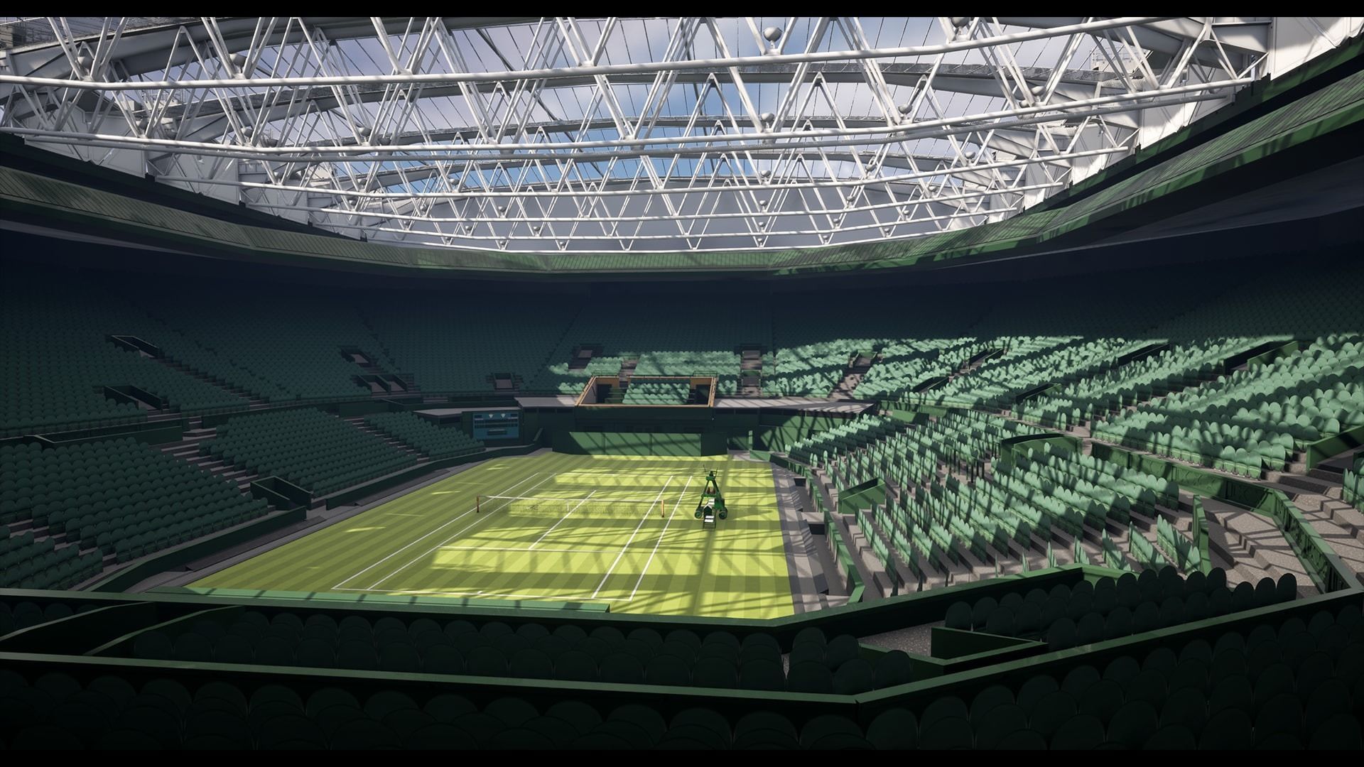 Wimbledon Centre court Low-poly 3D model_20