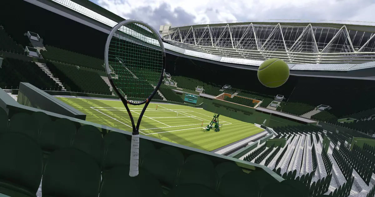 Wimbledon Centre court Low-poly 3D model_22