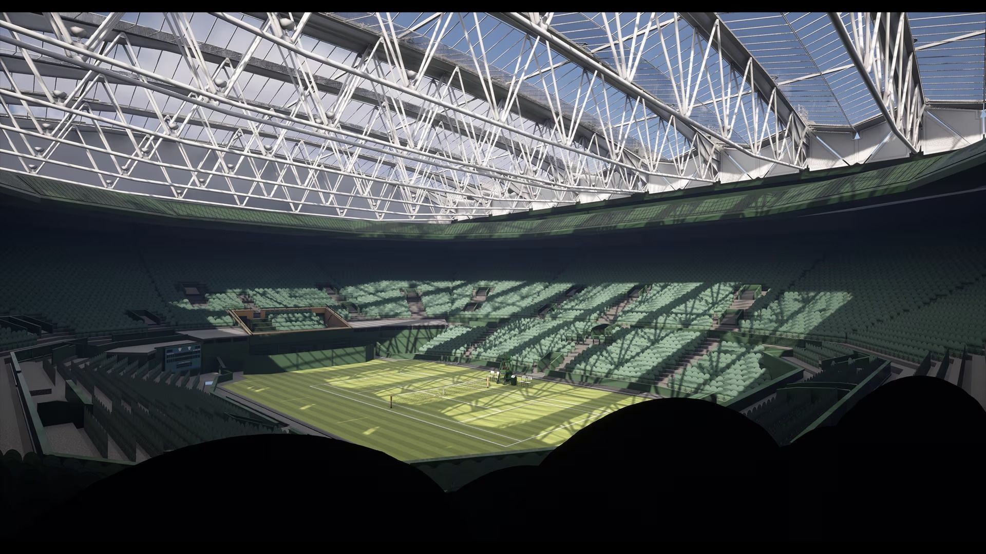 Wimbledon Centre court Low-poly 3D model_21