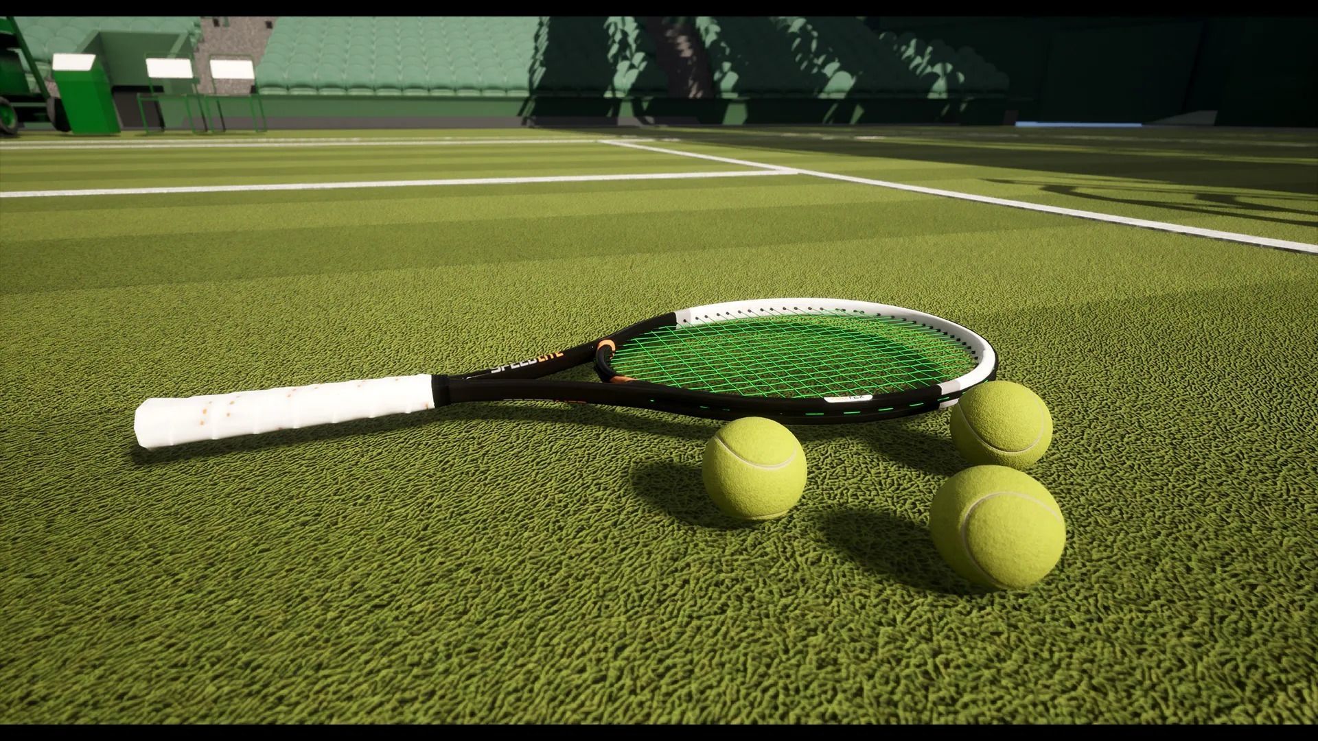 Wimbledon Centre court Low-poly 3D model_13