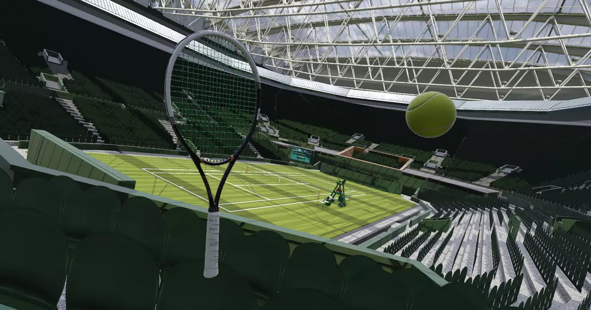 Wimbledon Centre court Low-poly 3D model_23