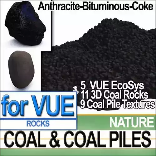 Coal Rocks and Piles VUE EcoSystem