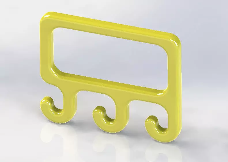bagholder coat hanger 3D print model