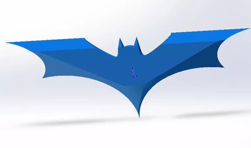 batarang batman logo Free 3D print model