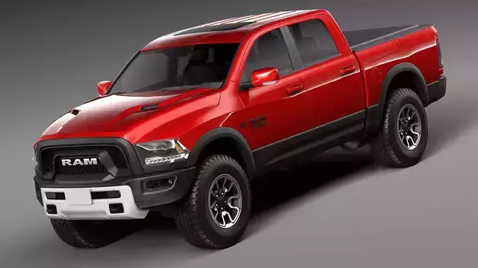 Dodge Ram 1500 Rebel 2015 3D model
