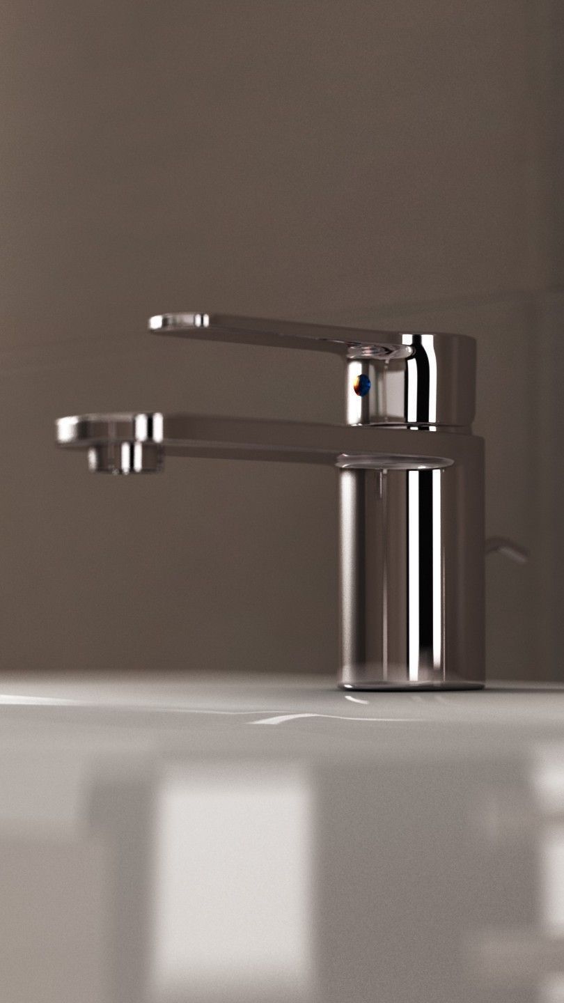 Tap Cristina round  3D model_1