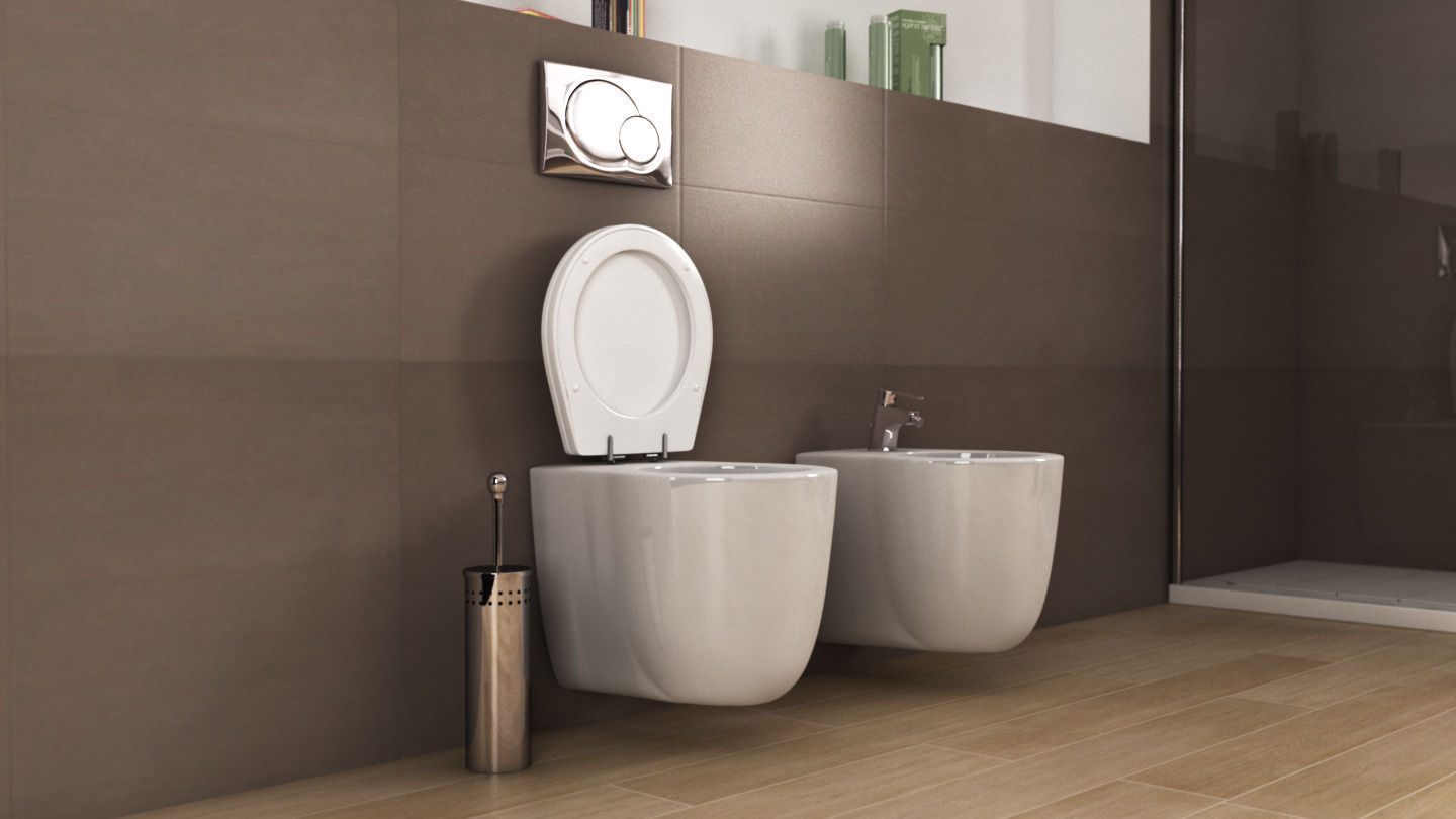 Ideal standard Small plus toilet 3D model_2