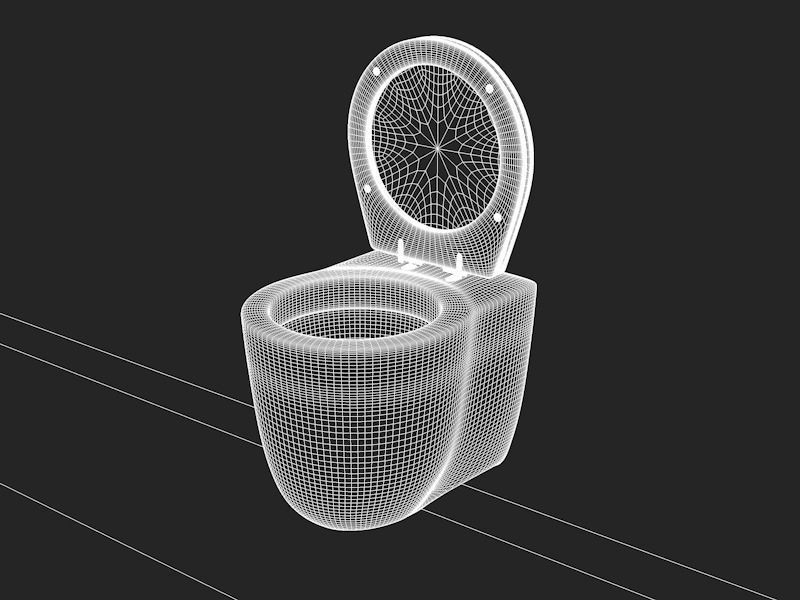 Ideal standard Small plus toilet 3D model_3