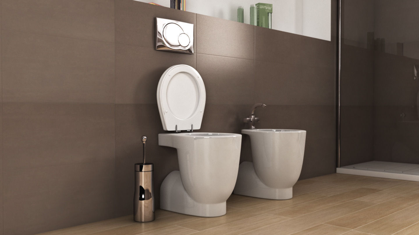 Ideal standard Small bidet 3D model_2