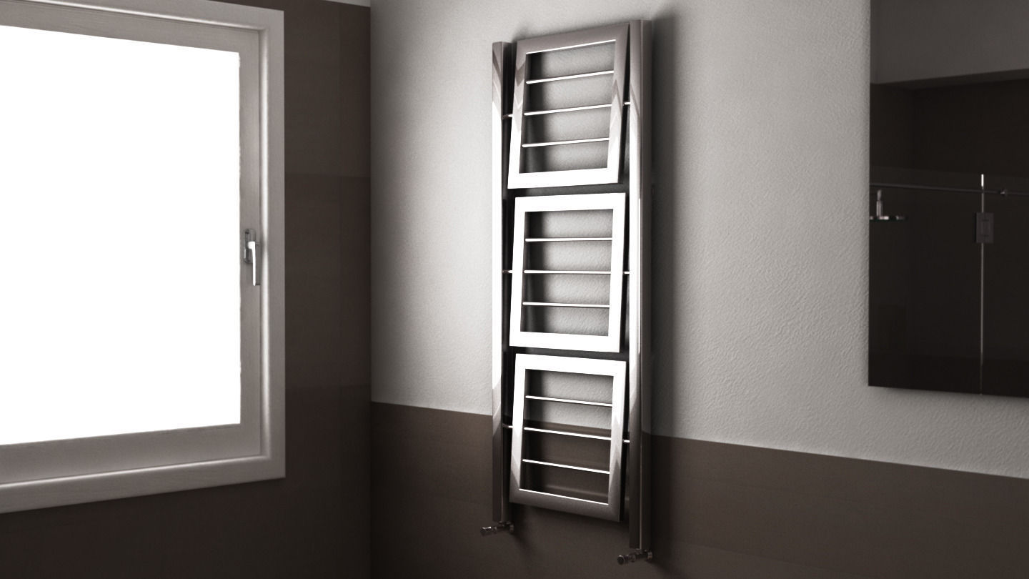Heated towel rails 3 3D model_1