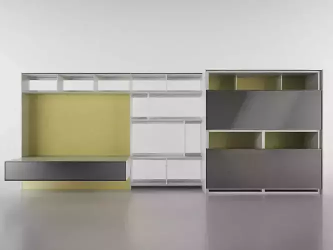 B and B bookcase 16 with books