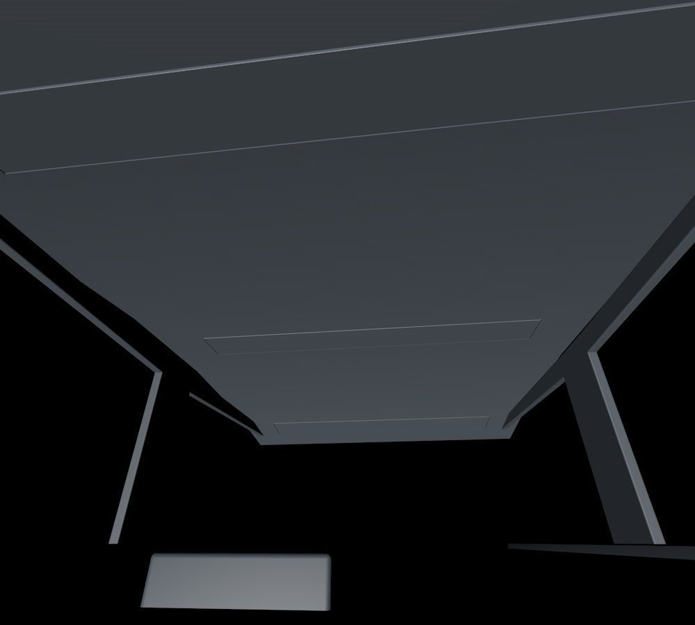 Electric Vehicle Car Charging Station without Charging Units 2 3D model_9