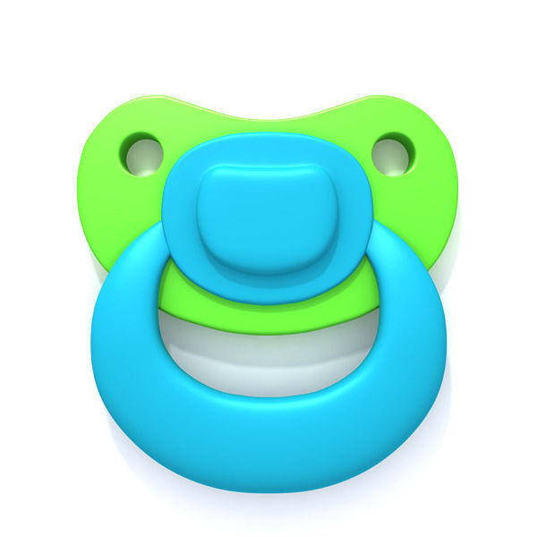 Pacifier 3D model_2