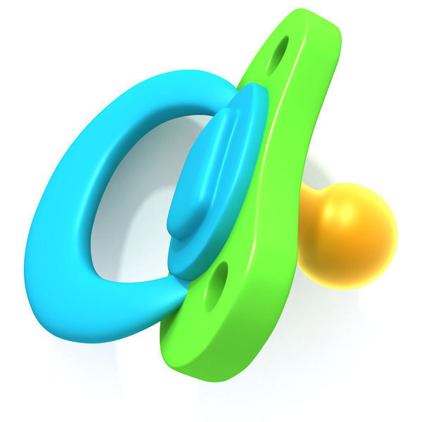 Pacifier 3D model_1